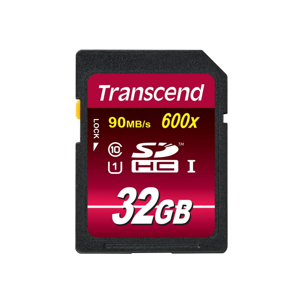 Transcend Flash memory card 32 GB Class 10 SDHC UHSI Walmart
