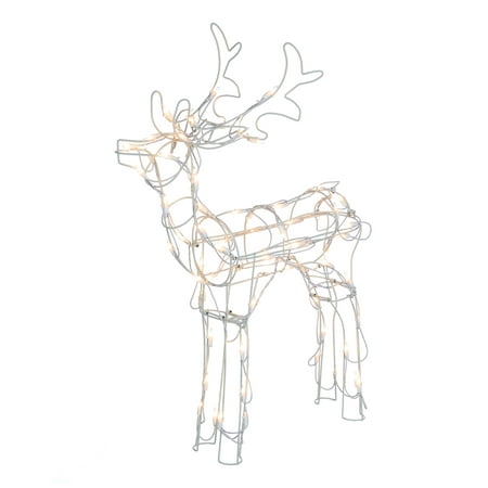 Holiday Time 30 in. Light-Up Buck 70 Lights Indoor or Outdoor