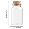 thumbnail image 3 of 20pcs Bouteilles Liège Transparent Souhaitant Bouteilles Maison Orne les Récipients en Verre, 3 of 7