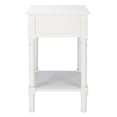 thumbnail image 3 of SAFAVIEH Tate Striped 1 Drawer Accent Table, Distressed White, 3 of 7