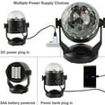 thumbnail image 3 of HAMPPLIES Dance Floor Lights LED Stage Lamp Black ABS 1Pcs for Stage Design, 3 of 8