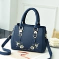 thumbnail image 2 of Faraee Purses and Handbags for Women Embroidery Shoulder Crossbody Tote Bags Top Handle Satchel for Casual Travel Work Blue, 2 of 3