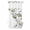 White, variant on No Hook Cartoon Tractor Shower Curtain with Snap in Liner Set, Cute Digger Shovel Truck Country Car Waterproof Fabric Bathroom Curtains with See Through Top Window, Hotel Style Small 36 x 72 Inch