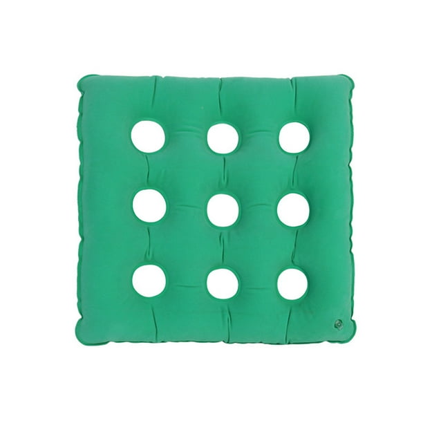 Bearachild Cojines inflables para asiento, esterilla antiescaras para exteriores, almohadilla para asientos domésticos, colchón para glúteos, esterillas Decoración del hogar Pasto verde Bearachild HA062770-03