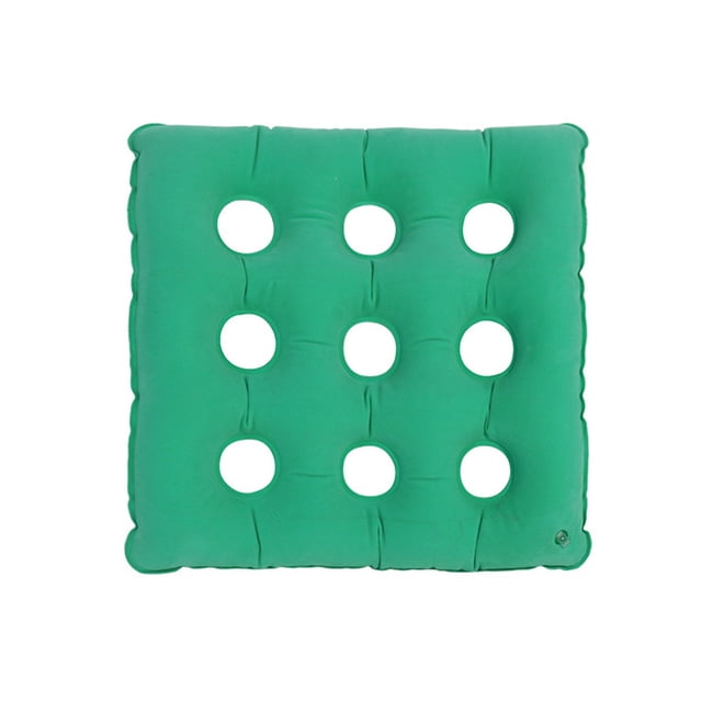 Yuarrent Cojines inflables para asiento, esterilla antiescaras para exteriores, almohadilla para asientos domésticos, colchón para glúteos, esterillas Decoración del hogar Pasto verde Yuarrent HA062770-03