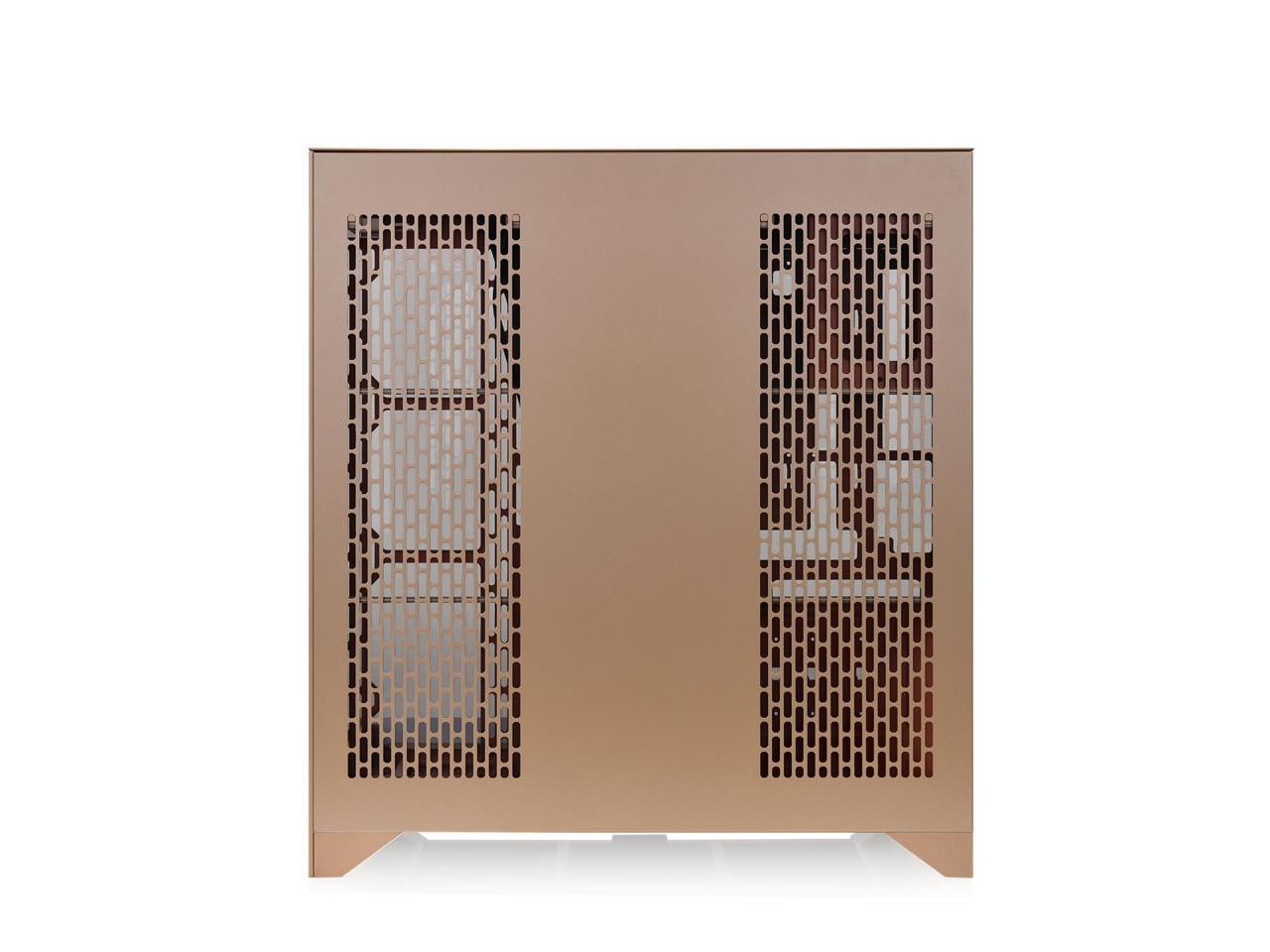 Thermaltake CTE E550 TG Gravel Sand Mid Tower ATX Case; 3 Tempered Glass Panels; Hidden-Connector Motherboard Support; Three-Way VGA Installations; Dual Chamber Design; CA-1Z8-00MGWN-00
