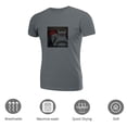 thumbnail image 3 of Coolnut Men's T Shirt Odor Protection Short, A Cat T Drives A Car On The Highway Mens Short Sleeve Tees, Grey Crew-Neck Casual Tee Shirts, S, 3 of 6