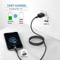 thumbnail image 2 of [2Pack] 5FT Nylon Braided iPhone Cable Fast Charging USB Cord Compatible with iPhone,Black, 2 of 8
