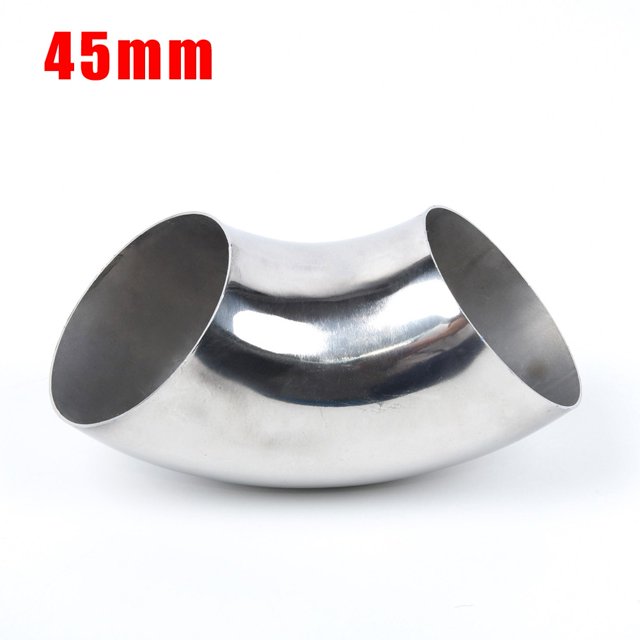 Greenne Système d'Échappement à 90° pour Coude en Acier Inoxydable 1.5D 34-102Mm
