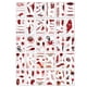 thumbnail image 1 of Halloween Stickers Party Makeup Face Stickers Ghost Festival Decoration Simulation Horror Wound Scar Stickers, 1 of 3