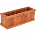 thumbnail image 4 of Resenkos Raised Planter Boxes, Large Space Elevated Flower Beds, Wooden Decorative Planter Box for Garden Yard and Window, 4 of 9