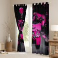 thumbnail image 2 of jejeloiu Gamer Gaming Curtains Pack of 2 (42x84 Each),Modern Video Game Curtains Blackout,Pink Cartoon Gamepad Bedroom Curtains For Girl Boy,Lightweight Room Decorative, 2 of 5