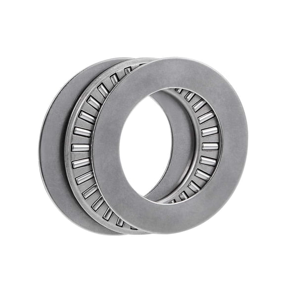 TC1625 Thrust Needle Roller Bearings with 2 TRA1625 Washers, (1"x1-9/16"x5/64"), 11000RPM High Speed Chromium Steel Bearings