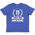 thumbnail image 3 of Inktastic 11 Years of Being Awesome White Birthday Youth T-Shirt, 3 of 5