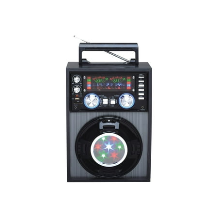 QFX Karaoke Multimedia Speaker CS-143 - Speaker - for PA system - black