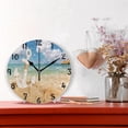 thumbnail image 2 of GZHJMY Anchor on Summer Beach Wall Clock,Silent Non Ticking 10 Inch Battery Operated Round Wall Clocks for Kitchen,Home,Bedrooms,Office Decor, 2 of 6