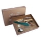 thumbnail image 2 of Estuche de regalo con pluma estilográfica retro y botella de tinta vacía, juego de pluma para profesores, tinta verde, 2 of 10