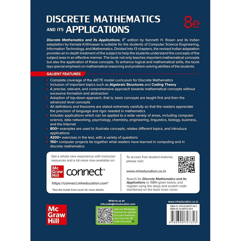 Discrete Mathematics and Its Applications (SIE)| 8th Edition