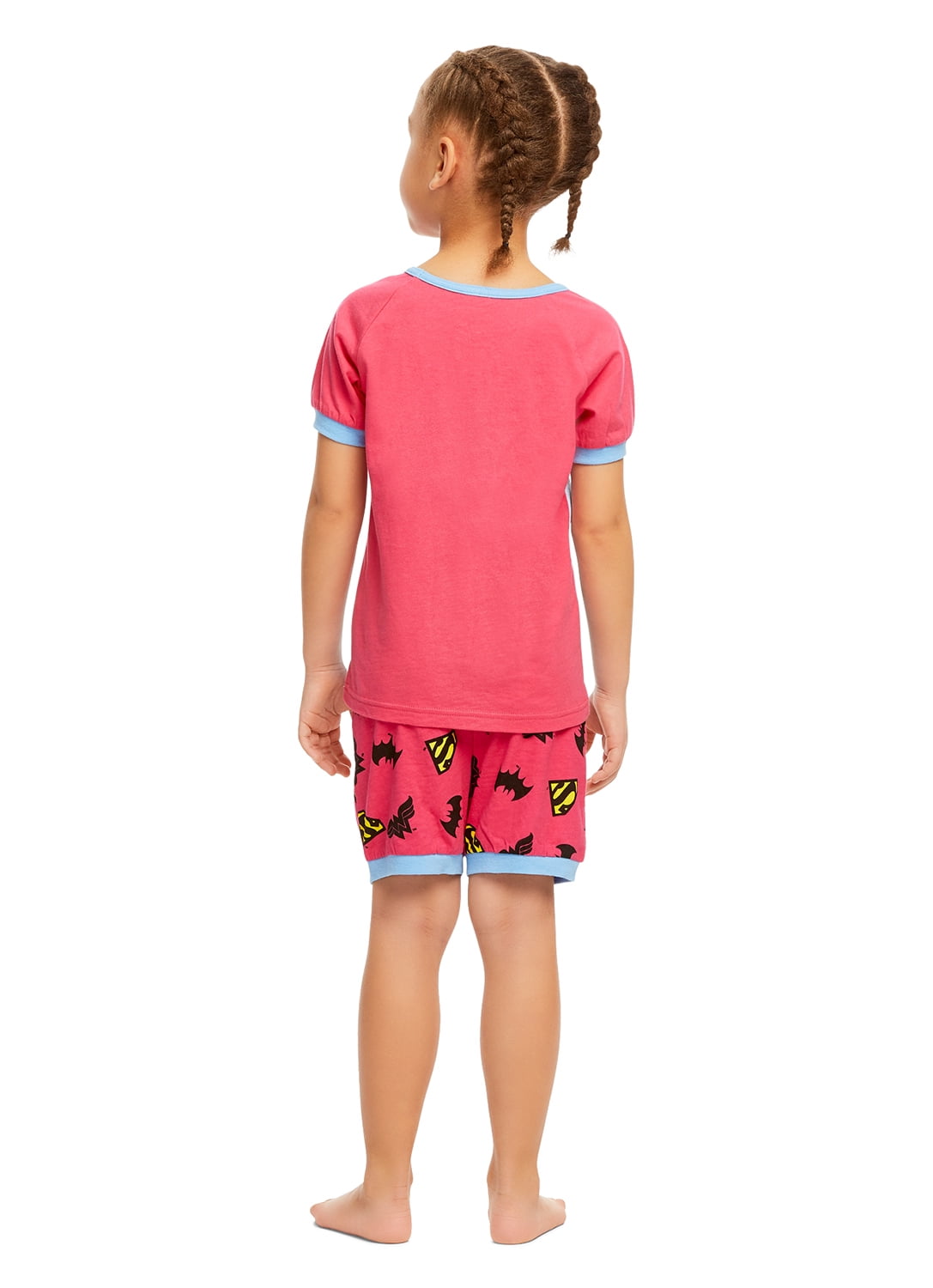 DC Superhero Taking Over Girls Two Piece Pajama Set