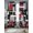 Red, variant on Sage Green Black Geometric Sheer Curtains 54 Inch Length 2 Panels Set, Modern Abstract Art Block Voile Window Treatment Rod Pocket Short Kitchen Curtains Drapes for Bedroom 52"x54"x2
