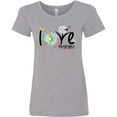 thumbnail image 3 of Inktastic Love Mimi Life with Flowers Women's T-Shirt, 3 of 5