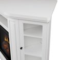 thumbnail image 3 of Real Flame Windom Corner Electric Fireplace 57" TV Stand in White, 3 of 6