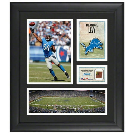 NFL - Deandre Levy Detroit Lions Framed 15x17 Collage with Game-Used Ball