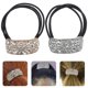 thumbnail image 4 of 2Pcs Rhinestone Hair Cuff Ponytail Holder Punk Style Elastic Hair Band Tie, 4 of 4