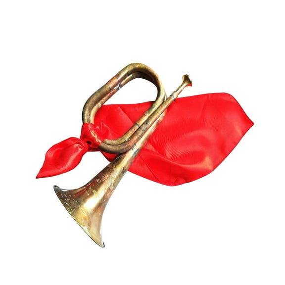 Scouting Trumpet Bugle Con Boquilla Marching Bugle Para Banda Principiante Retro SM SunniMix corneta trompeta