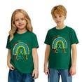 thumbnail image 2 of CAIXIA 100 Days of School Shirt Kids Toddler Boys Girls Happy 100th Day of School Costume T-Shirt Short Sleeve Tops Tee,Dark Green, 2 of 7