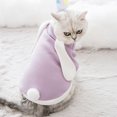 thumbnail image 2 of Halloween Pet Sweater Rabbit Ears Pom Pom Ball Cat Clothes Dog Apparel for Puppy, 2 of 10