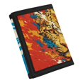 thumbnail image 2 of Chririnla Leopard Print Trifold Card Wallet, Polyester Wear-Resistant Kids Wallet for School and Daily Travel Use, 2 of 7