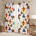 thumbnail image 2 of jejeloiu Cartoon Horse Pattern Black Out Curtains,Colorful Polka Dots Curtains Pack of 2 (42x63 Each) For Girls Boys, 2 of 6