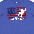 thumbnail image 4 of Inktastic Snowboarding Us Flag Youth T-Shirt, 4 of 5