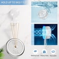 thumbnail image 4 of Aship Suction Cup Hooks, Large Clear Vacuum Razor Holder, Removable Waterproof Shower Hooks for Bathroom Kitchen, Reusable Suction Hangers for Razor Towel Loofah Christmas Wreath Decorations - 2 Pack, 4 of 12