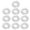 color, variant on Hersfrd 10Pcs Aluminum Foil Insulated Covers Multifunctional Food Grade Aluminum Foils Insulation Cover Heat Resist Refrigerator Storage Shield Lids for Leftover Food Meal Preparation