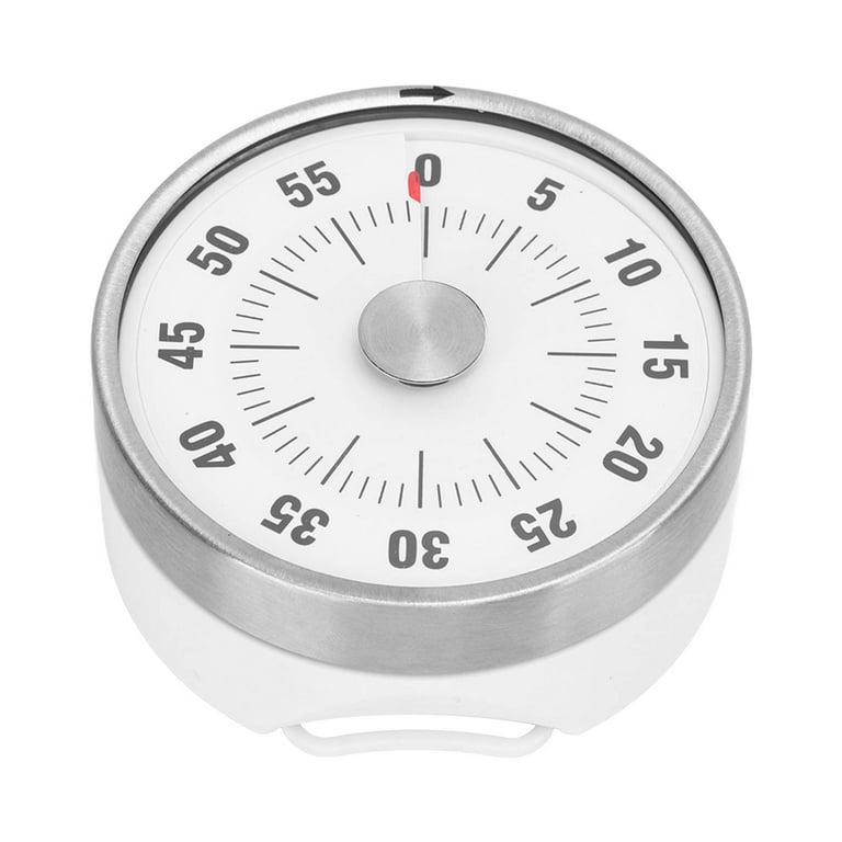 BALDR Mechanical 60-Minute Kitchen Timer With Magnet - Stainless  Steel/Black