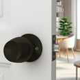 thumbnail image 4 of Versa Door Knob Black Passage Door Handle 10 Pack by Villar Home Designs, 4 of 8