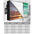 thumbnail image 2 of Green Coastal Outdoor TV Cover 48-50 Inch Weatherproof, Summer Beach Nautical Abstract Art Outdoor TV Covers, Waterproof TV Covers for Outside TV, 2 of 7