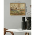 thumbnail image 4 of Drsoum Vintage Flower Field Landscape Wall Art Rustic Retro Countryside Scenery Prints Classic Decorations for Home Office Bedroom 8x10in Natural Framed, 4 of 6