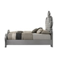 thumbnail image 3 of ACME Perine Tufted Velvet Upholstered Queen Panel Bed in Gray, 3 of 5