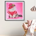 thumbnail image 3 of Cuadros Decorativos Sombrero Gato Animal Forma especial Taladro parcial Mosaico Imagen artística (YXC072) Likrtyny embutido en tela, 3 of 6