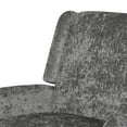 thumbnail image 2 of Noble House Wallner Fabric Oversized Pushback Recliner, Gray and Dark Brown, 2 of 8