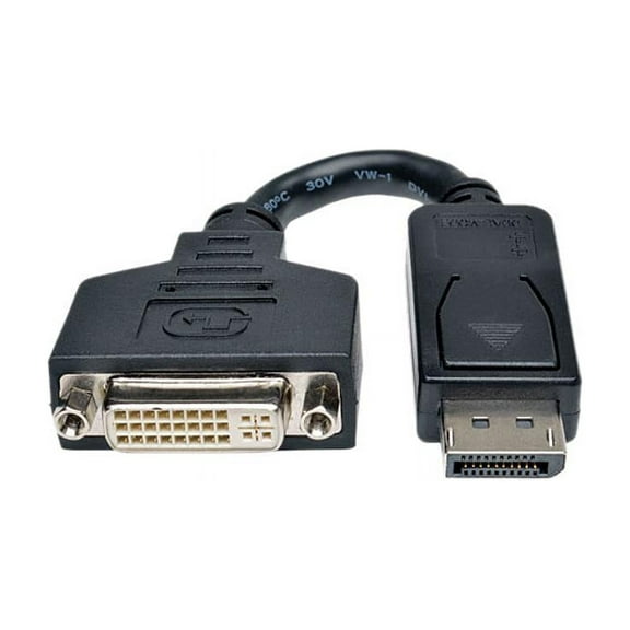 Tripp Lite P134-000 DisplayPort to DVI Cable Adapter, Converter for DP-M to DVI-I-F