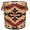 Multicolor 1, variant on ADECORIVY Retro Aztec Laundry Hamper, Foldable Dirty Clothes Laundry Basket, Tribals Geometric Waterproof Storage Bin with Handles for Bathroom, Bedroom, Home