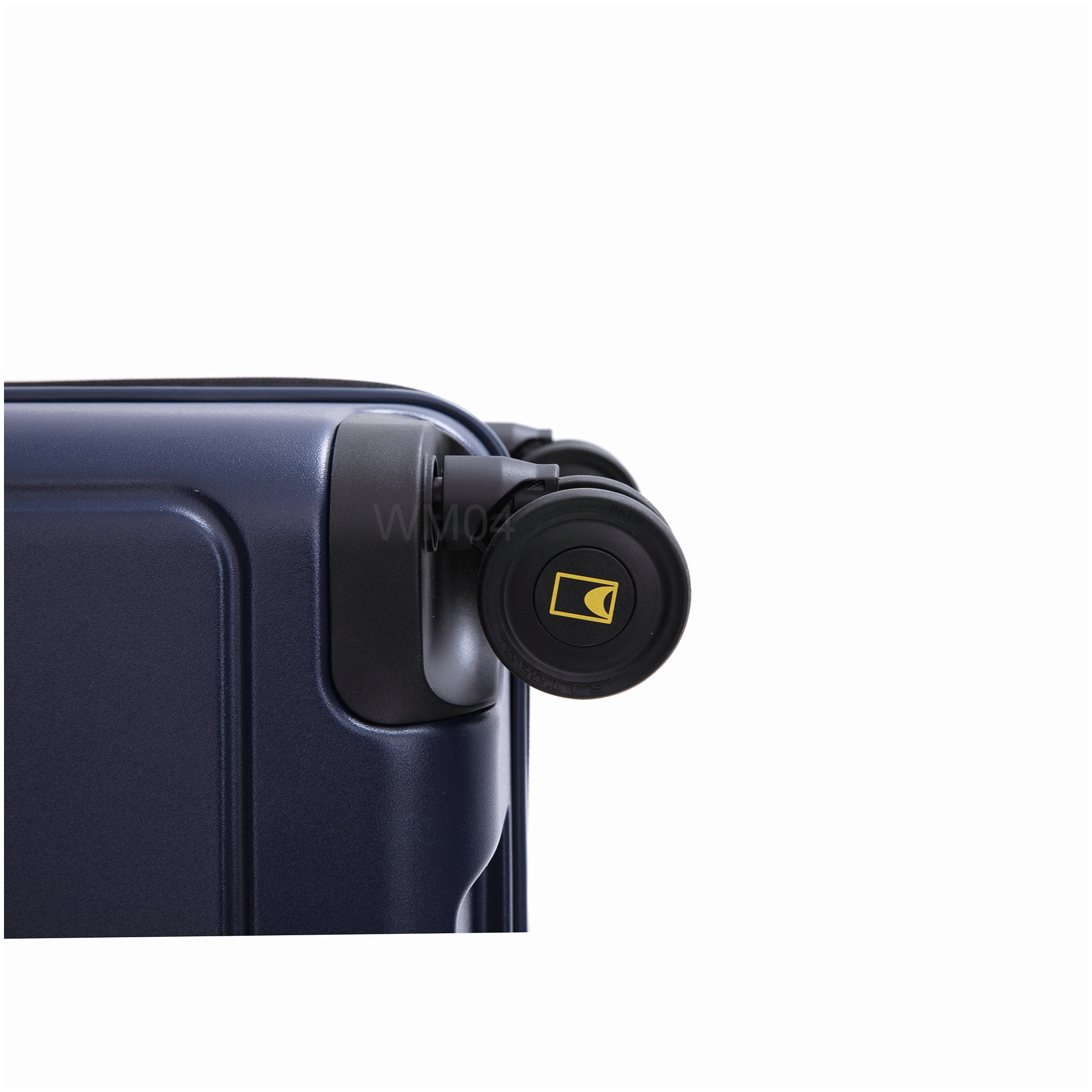 MANGIJOY 19 Inch Airline Approved Carry-On Suitcase, ABS Hardshell Spinner Luggage with Lining Bag, Navy Blue