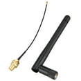 thumbnail image 2 of 433mhz Antenna 3dbi Gsm Rp-sma Plug Rubber Waterproof Lorawan Antenna + Ipx To Sma Small Cable Extension, 2 of 5