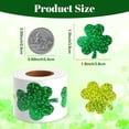 thumbnail image 4 of Yippzo St Patricks Day Stickers, Shamrock Stickers Roll, Sparkly St. Patrick's Day Saint Patricks Day's Lucky Clover Self-Adhesive Laser Seal Labels Decor, 4 of 8