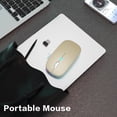 thumbnail image 5 of Mouse Inalambrico AIKOKOK Dual Mode Bluetooth 5.2 y 2.4G Recargable con LED, 5 of 5
