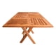 thumbnail image 3 of Mesa Plegable Rectangular De Madera Sólida, 120x80 – Rústico Tratable NATIVO MUEBLES JARDIN, 3 of 5